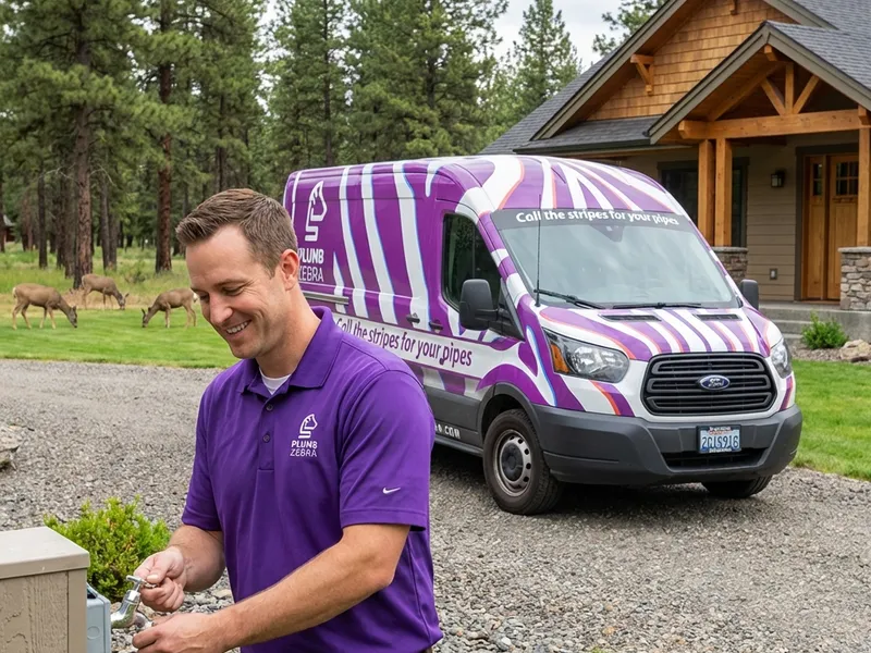 Dalton Gardens, ID cityscape showing local landmarks
