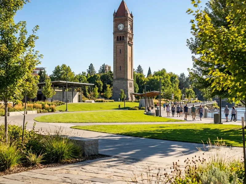 Historical landmark or scene from Spokane, WA