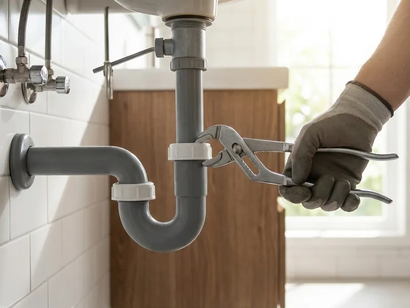 Step-by-step bathroom sink repair process