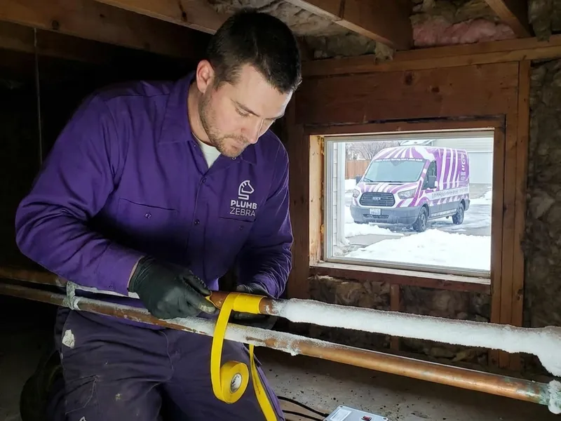 Step-by-step frozen pipe repair services process