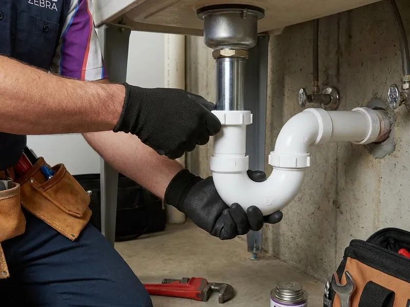 Step-by-step utility sink installation process
