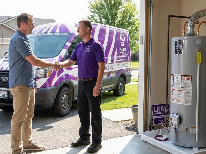 Benefits of choosing PlumbZebra for water heater leak emergency spokane wa
