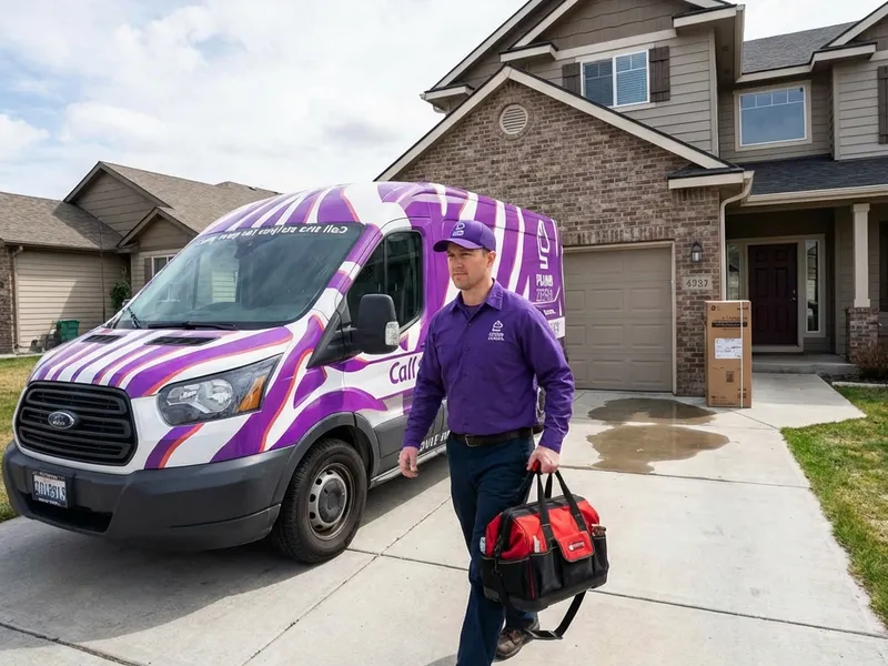 Professional plumber performing water heater repair spokane wa service